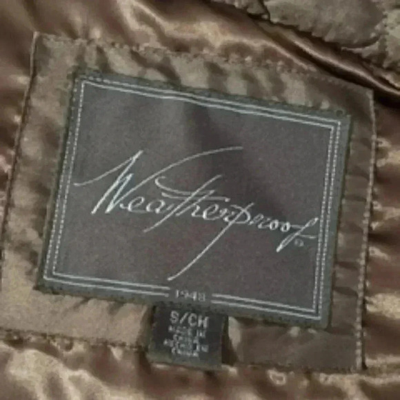 Weatherproof Quilted Brown Zip Front Vest Women’s Sz Small EUC - Picture 8 of 9